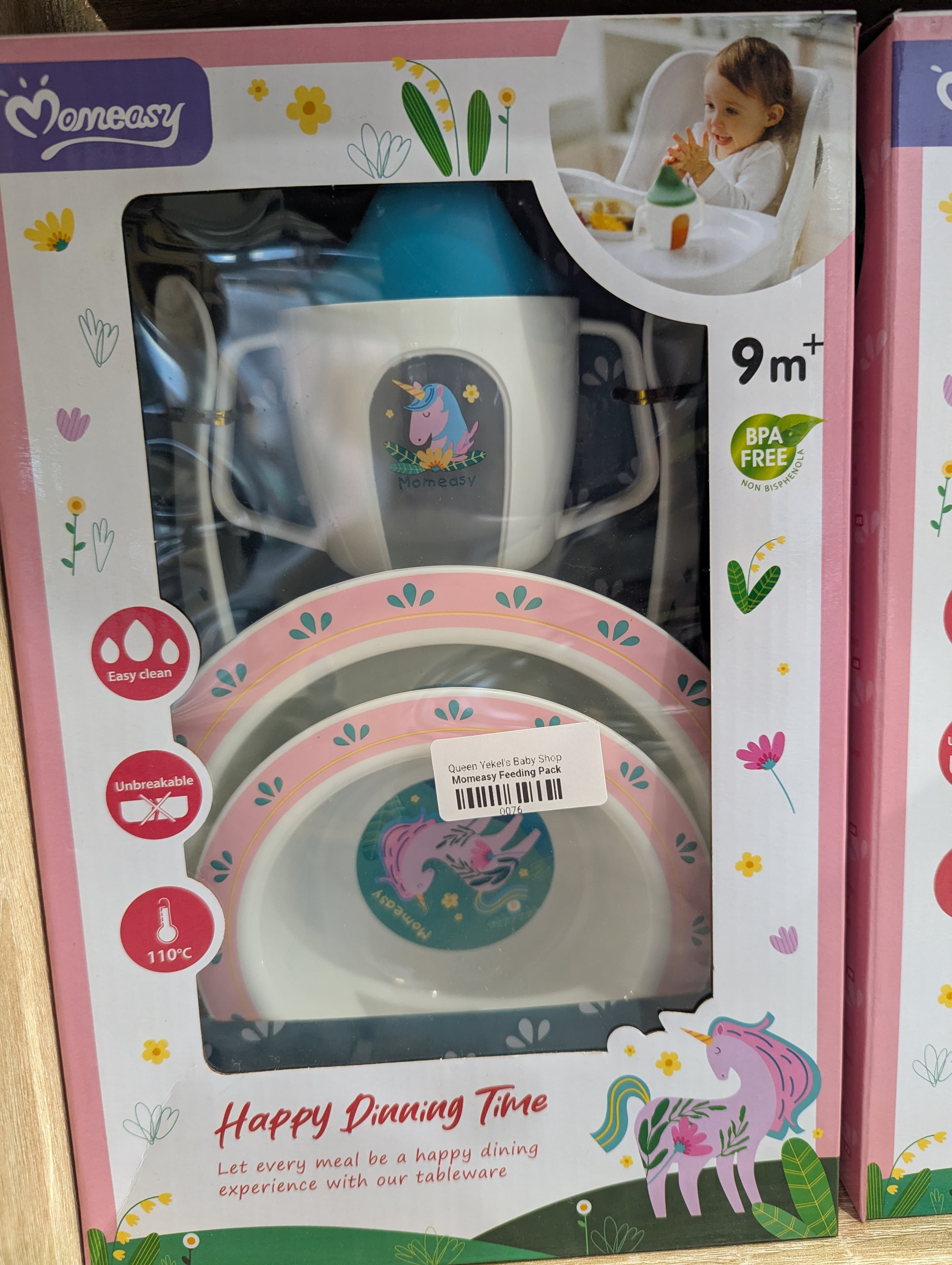Ensemble de vaisselle pour bébé coloré