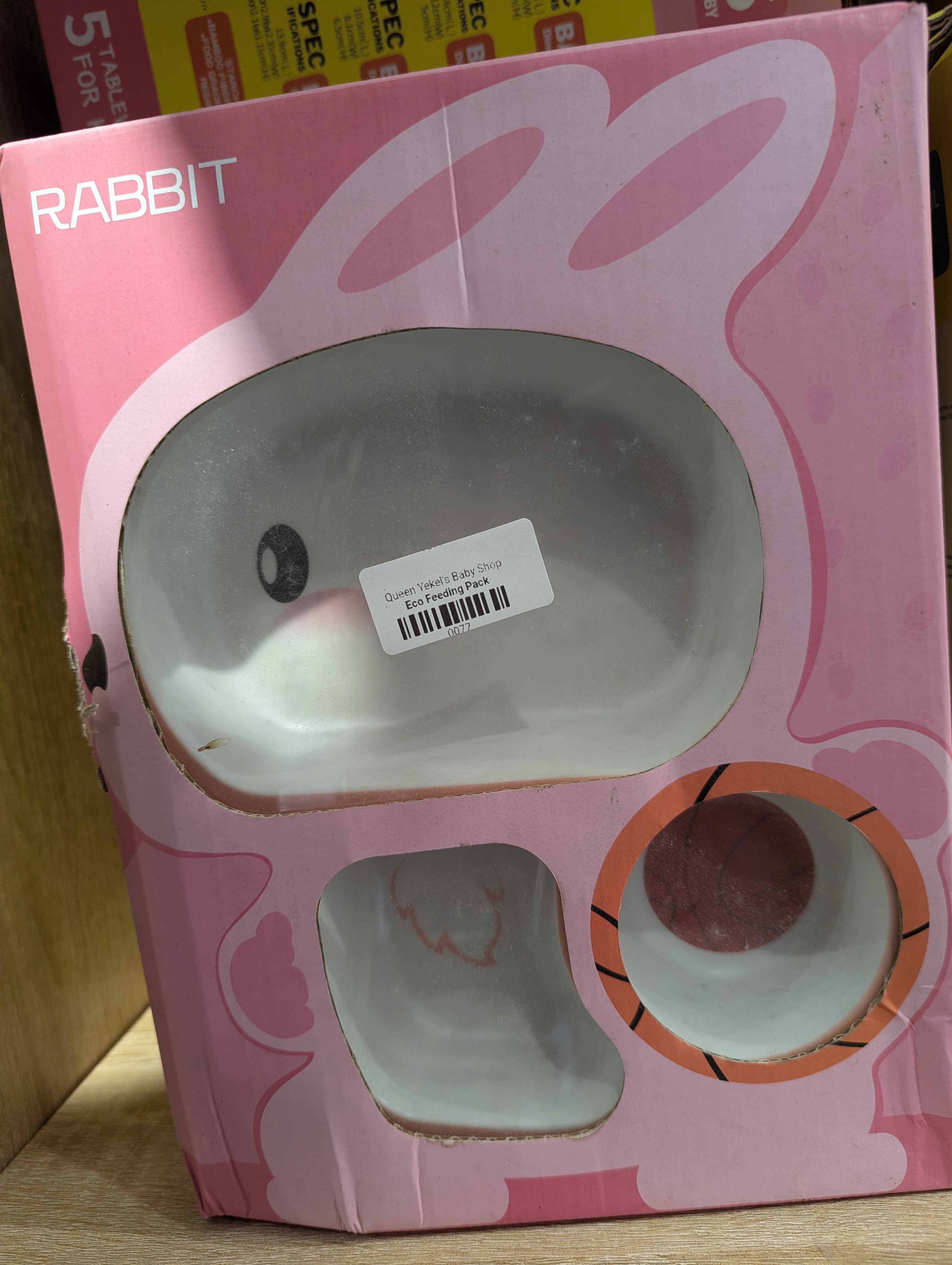 Tablette repas pour enfant